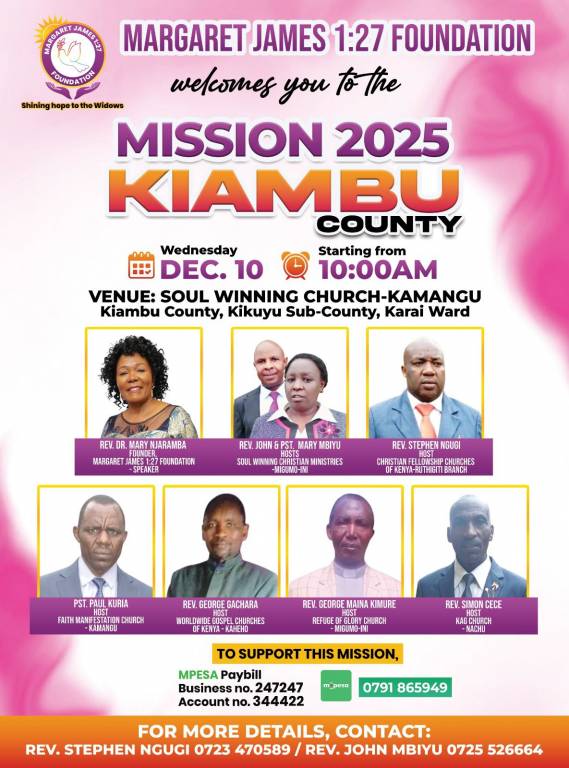 KIAMBU COUNTY MISSION 